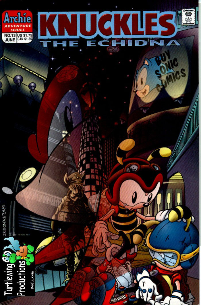 Knuckles - June 1998 Comic cover page